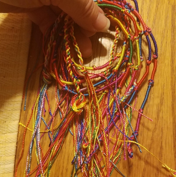 Assorted colors of handmade friendship bracelets 10 bracelets for $40 - Picture 9 of 12